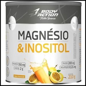 Magnésio e Inositol Bodyaction 210g - Manutenção do Sono e Saúde Muscular Original
