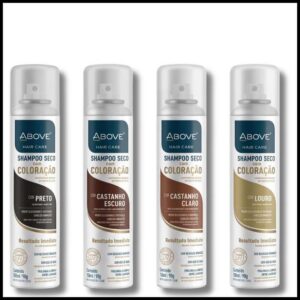Shampoo A Seco Com Cor 150ml Perfeito Para Todos Os Cabelos