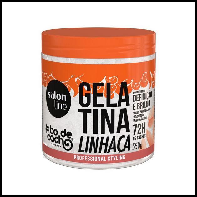 Gelatina Linhaça #todecacho Definição e Brilho Salon Line 550g
