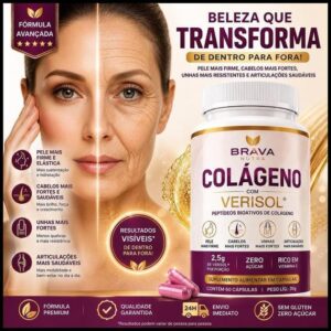 COLÁGENO COM VERISOL | 60 Cápsulas Envio Imediato !!
