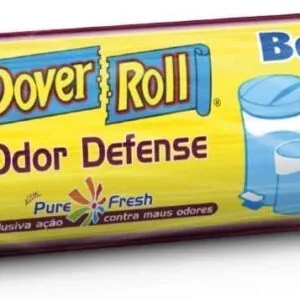 Dover-Roll Odor Defense Banheiro & Pia Lilás, Rolo com 50 Sacos para Lixo Pure Fresh