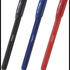 Pentel Caneta Gel EnerGel Makkuro 0.5mm Kit 3 Cores Preta Vermelha Azul