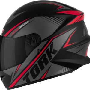 CAPACETE FECHADO PRO TORK R8 VERMELHO TAM. 58 VIS. FUMÊ