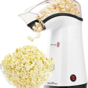 Britânia Pipoqueira, Pop Time, Branco, 127V, 62551001 Plástico e Metal