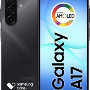 Celular Samsung Galaxy A17, 128GB, 4GB, 50MP Tela 6.7", IP54 - Preto