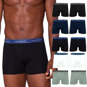 Kit 10 Cueca Boxer Lupo Algodão Cotton Respirável Masculina