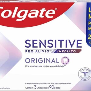Colgate Sensitive Pro Alívio Imediato Creme Dental, 3x90g