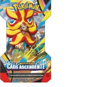 Pokémon TCG: Mega Evolução - Caos Ascendente - Sleeved Booster - Português
