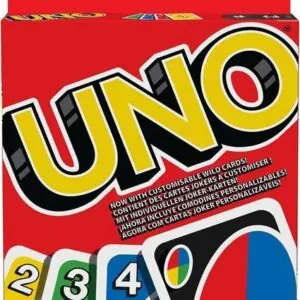 Kit de Cartas UNO Clássico Mattel com 108 7 Anos ou Mai, Multicolorido