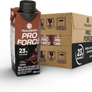 Bebida Proteica Líquida Piracanjuba ProForce Sabor Cacau, 23g Proteínas