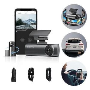 Ddpai N1 Dual Câmera Veicular 1296p+1080p Uber Nightvis App