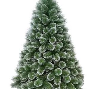 Árvore De Natal Pinheiro Neve 1,80m 360 Galhos Pom Pom Verde Com Pontas Nevada Grande Pinheiro Toque De Neve Cheia Luxo LuvinCo
