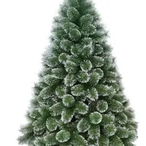 Árvore De Natal Pinheiro Neve 1,80m 360 Galhos Pom Pom Verde Com Pontas Nevada Grande Pinheiro Toque De Neve Cheia Luxo LuvinCo