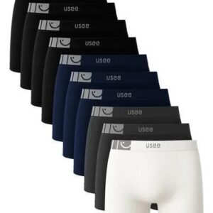 Kit 10 Cueca Boxer Microfibra Sem Costura Adulto Usee Brasil