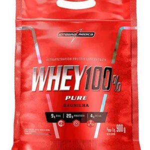 Proteína Integralmédica Whey 100% Pure em pó sabor Baunilha x 900g