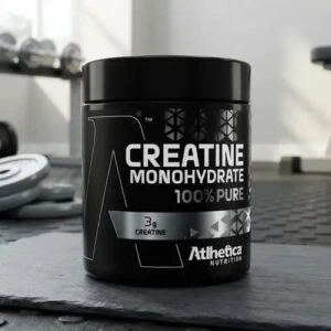 Creatina Atlhetica Nutrition 100% Pure em pó Sem sabor x 300g