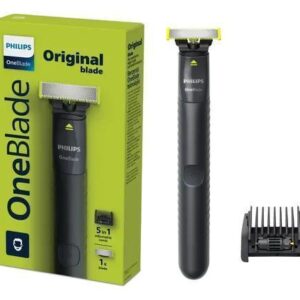 Barbeador e Aparador Elétrico Philips OneBlade com Pente 5 em 1, Sem Fio e À Prova D'Água - QP1425/10