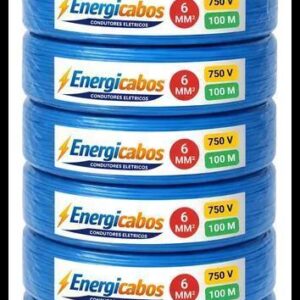 Cabo Flexível 6mm Rolo 100m Unipolar 750v