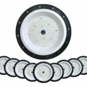 10x Luminaria Highbay Galpao Ufo Led 300w 6500k Bivolt