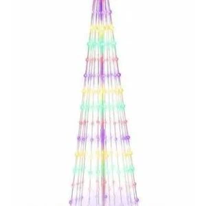 Árvore De Natal Lumi Desmontável Led Rgb 2,10m Usb