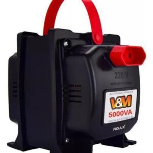 Transformador 5000va De 110 Para 220 E 220v Para 110v Bivolt 12000 Btus Conversor Voltagem 5kva Energia Ar Condicionado Impressoras Brother Microondas Máquina Costura Geladeira Lavar Roupas 127v 127