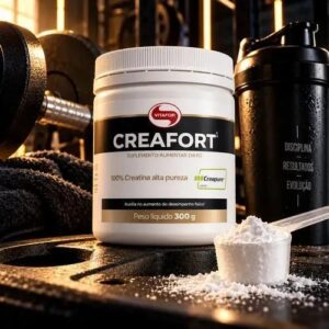 Creatina Vitafor Creafort Creapure Creafort pote 300g Sem sabor x 300g