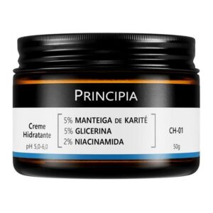 Creme Hidratante Facial 5% Manteiga de Karité + 5% Glicerina + 2% Niacinamida CH-01Principia - 50g