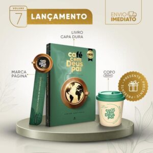 Café com Deus Pai Vol. 7 (Capa Dura) + Copo 250 ml