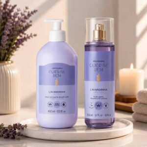 Body Splash Lavandinha: Toque aveludado com aroma inconfundível